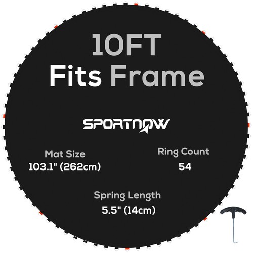 Sportnow trampoline mat - trampoline, 54